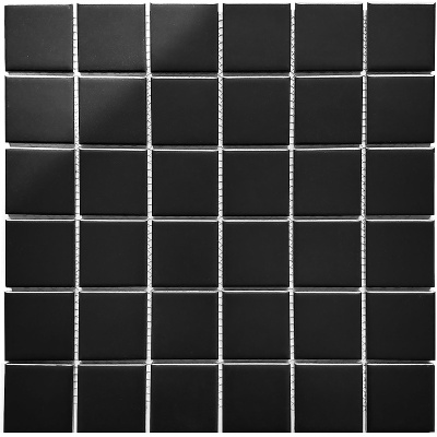 Мозаика WB73000 Black Matt 48x48 30.6х30.6х6