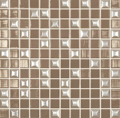 Мозаика Edna №835 Светло-коричневый (на сетке) 31,7x31,7