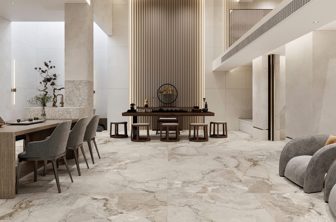 Cosmic Brown Grey Romantic Cerama