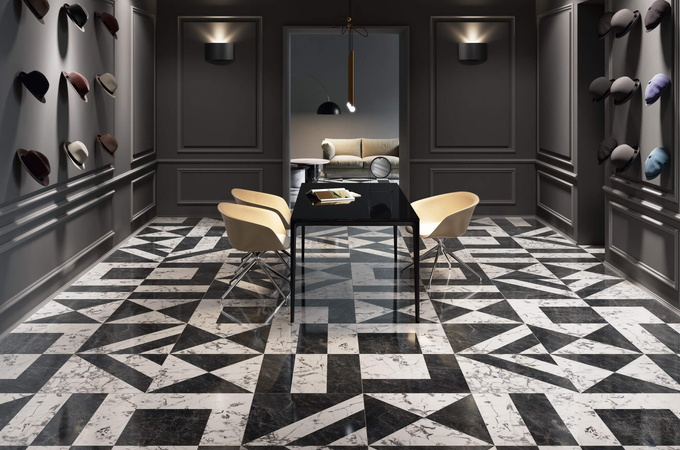 Керамогранит Бьянко Неро Kerama Marazzi
