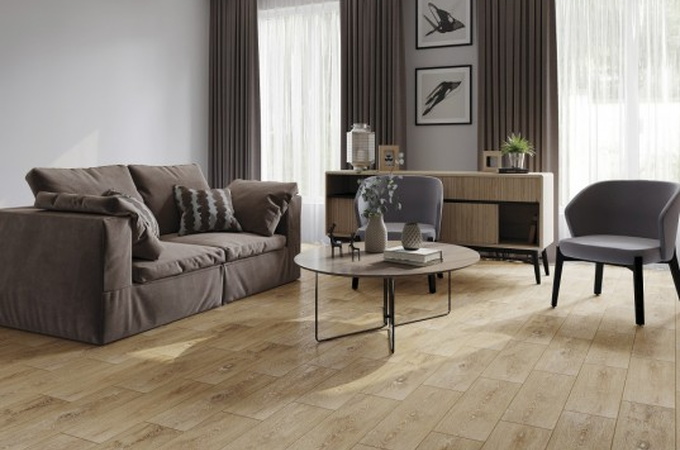 Керамогранит Patinawood Cersanit