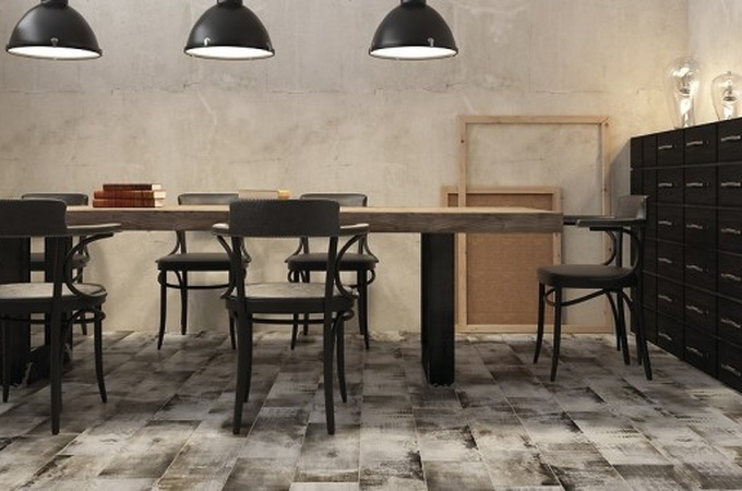 Керамогранит Shabbywood Cersanit