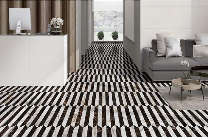 Chevron Marmorea Goetan Ceramica