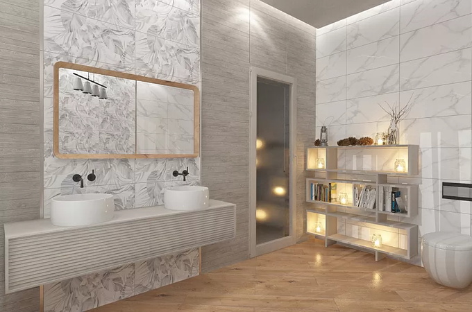 Керамическая плитка Calacatta Bianco Керлайф