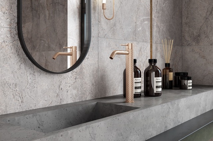 Carved River Gray Laparet