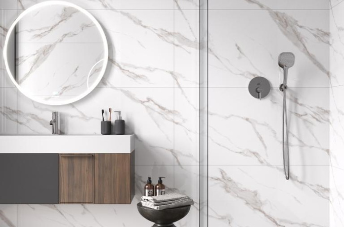 Calacatta Sharp Silver Ceradim