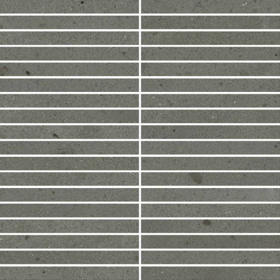 Мозаика Italon Avantgarde Black Mosaico Strip 30x30