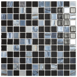 Мозаика Astra Black Mix (на сетке) УТ-00000460