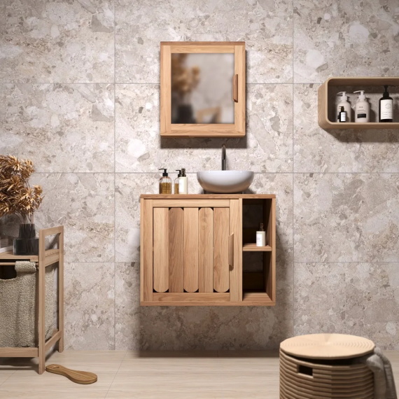 Керамогранит NT Ceramic Terrazzo Beige Creative 4D 60x120