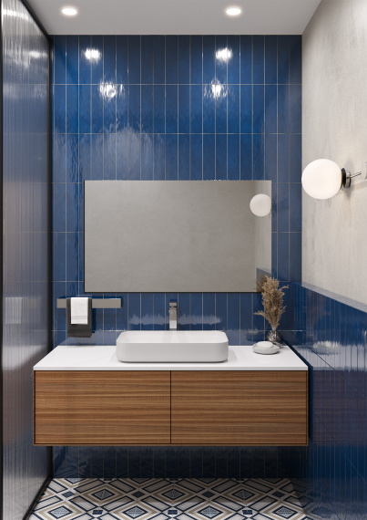 Плитка Decocer LIGURIA NAVY 7.5x30 УТ-00000009