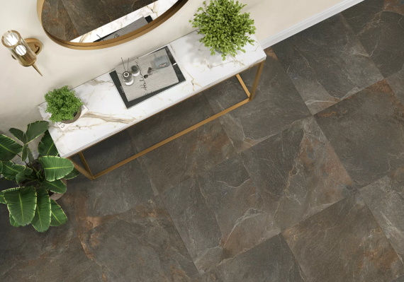 Керамогранит Delacora Stoncrete Copper D30007M матовый карвинг 300x600