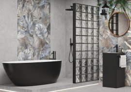 Керамогранит Delacora Bahamas Floristry Dark D120240G матовый граниль 1200x600
