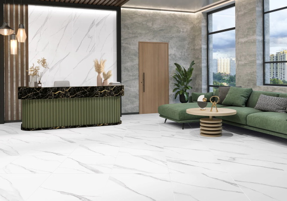 Керамогранит Delacora Life Calacatta D120239M матовый 1200x600