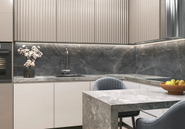 Керамогранит Delacora Salt Lead D120247L лаппатированный карвинг 1200x600