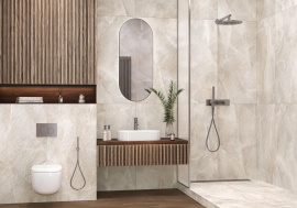 Керамогранит Salt Beige D60245M матовый карвинг 600x600