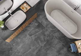 Керамогранит Salt Lead D60247M матовый карвинг 600x600