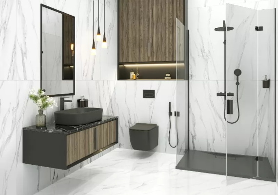 Керамогранит LCM 60120STA15P Statuario Silver полированный 600x1200