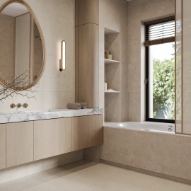 Керамогранит Buono Ceramica Terrazzo Light Mocha Matt THS4802M 60x120
