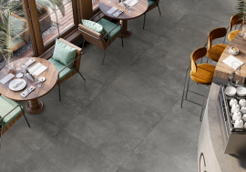 Microcement Black GP6060MIM99M Керамогранит матовый 600*600*9,5