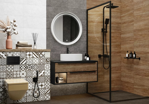 Boho Alma CeramicaTWU2550BOH40 плитка облицовочная рельефная 249*500