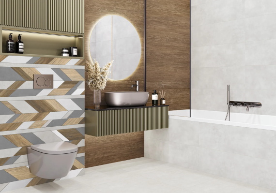 Mural Alma Ceramica TWU3090MUR07R плитка облицовочная 300*900