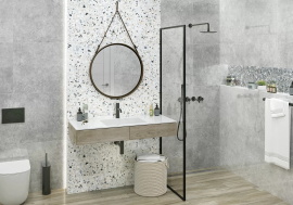 Terrazzo Alma Ceramica GFU6060TRZ07L керамогранит лаппатированный 600*600