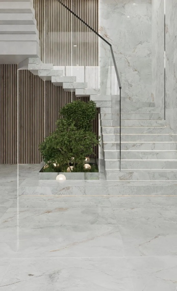 Керамогранит States White Lapato Carving 60x120 LC211