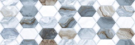 Плитка настенная Hypnose Aqua Decor 05 glossy 30x90