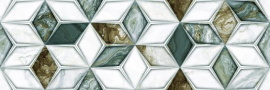  Плитка настенная Hypnose Malachite Decor 04 glossy 30x90