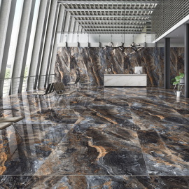 Керамогранит Neodom Lawa Nero Polished 120x280 N20340