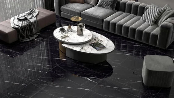 Nero Rock Polished 60x120