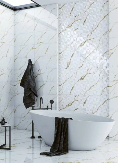 Плитка Tc Vector Bianco Carrara Classico Estrella Rectificado 30x60