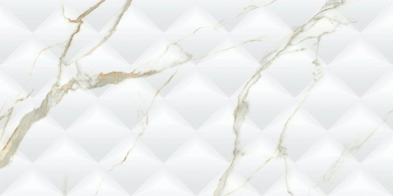 Плитка Tc Vector Bianco Carrara Classico Montículo Rectificado 30x60