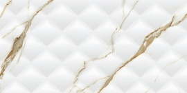 Плитка Tc Vector Bianco Carrara Oro Montículo Rectificado 30x60