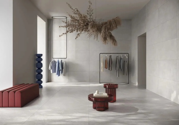 Керамогранит Vitra Cementbase Серый Матовый R10a 60x120