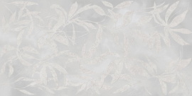 Керамогранит Vitra Artwall Цветы Серый Матовый 60x120