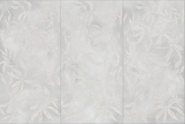 Керамогранит Vitra Artwall Цветы Серый Матовый 60x120