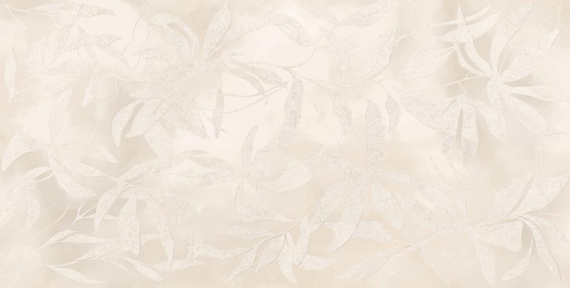 Керамогранит Vitra Artwall Цветы Слоновая Кость Матовый 60x120