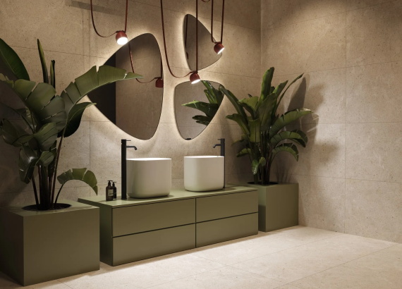 Керамогранит Kerranova Monochrom Beige Matt 60x120 K-2061/MR