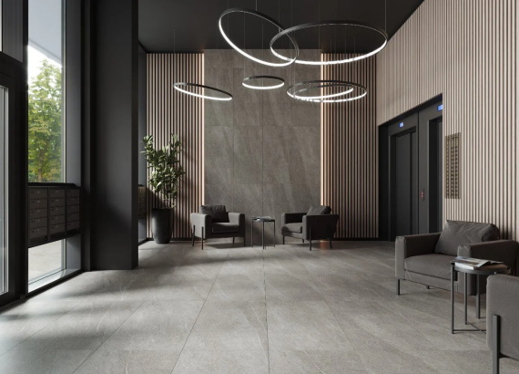 Керамогранит Kerranova Gradient Gray Matt 60x120 K-2082/MR