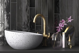 Плитка Equipe 26926 Manacor Black 6,5x40