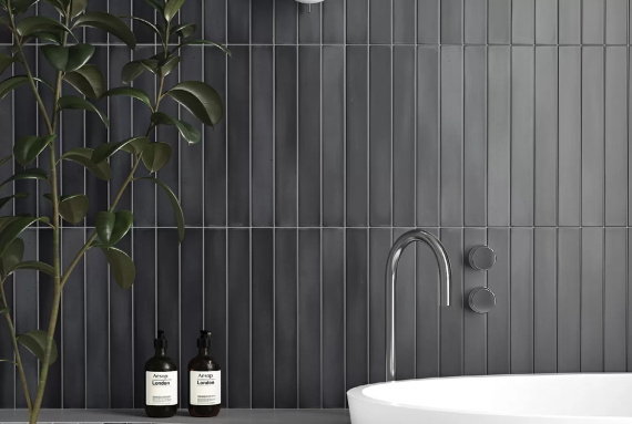 Плитка Equipe 31578 Massimo Dark Black 5x40