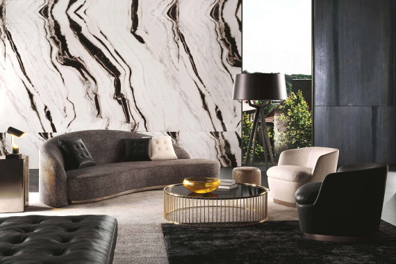 Керамогранит Artcer Bianco Lasa 6.5 mm POLI 120x60