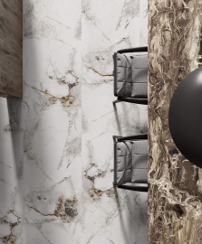 Керамогранит Artcer Iceberg White 9 mm CARV 120x60