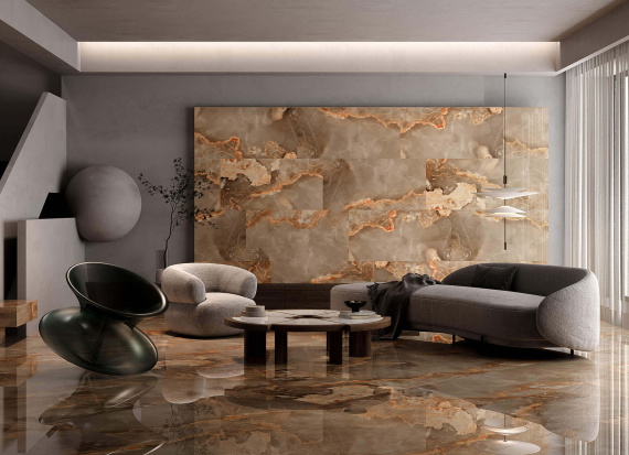 Керамогранит Artcer Pentalico Brown 9 mm POLI 120x60