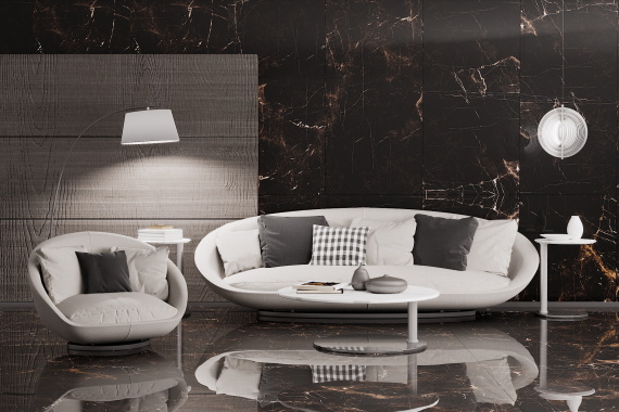 Керамогранит Artcer Tropic Black 9 mm POLI 120x60