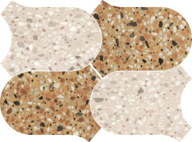 Керамогранит 41zero42 Chicco 4101287 Mosaic Onda Senape/Greige 27x36,5