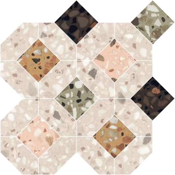 Керамогранит 41zero42 Chicco 4101285 Mosaic Quadra Light 33,7x33,7