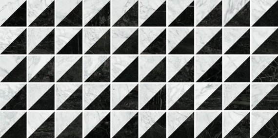 Керамогранит 41zero42 Dandy 4101199 Flag Black_White 18,6x18,6