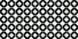 Керамогранит 41zero42 Dandy 4101200 Pin Black_White 18,6x18,6